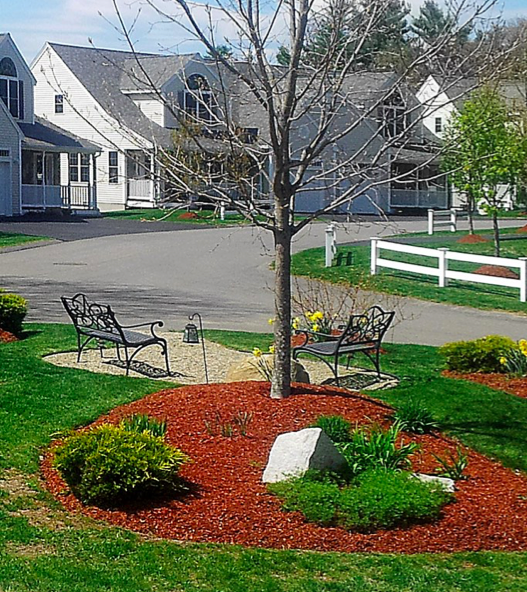 mulch installation and landscaping