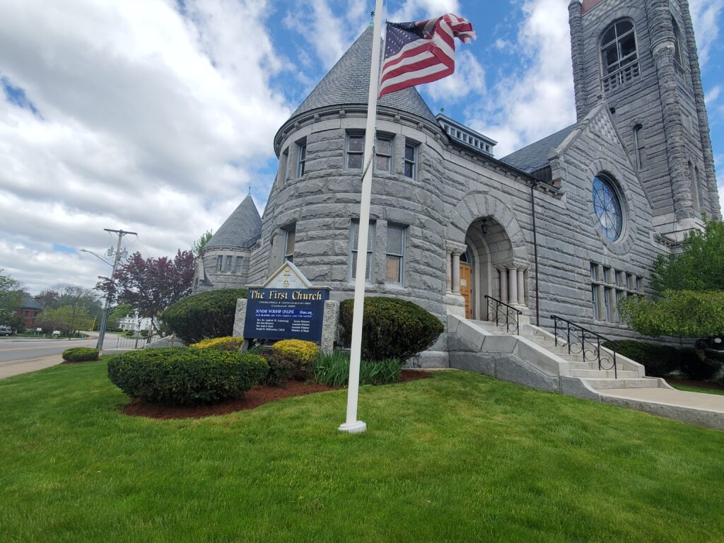 The First Church lawn care